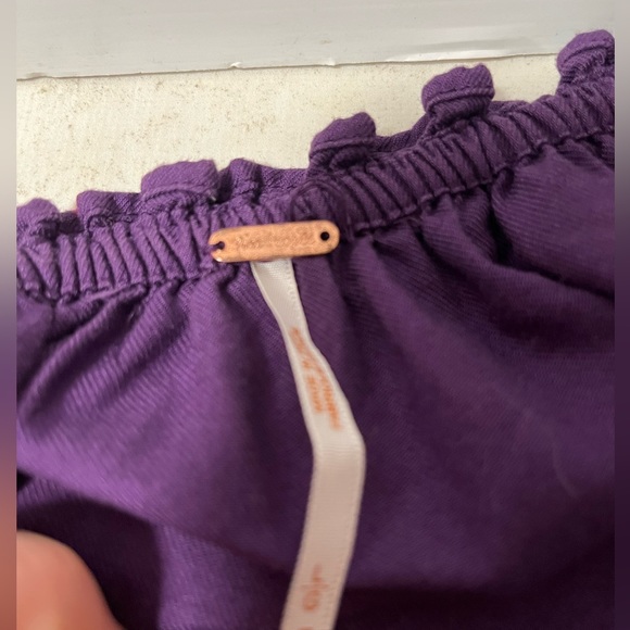 Free people dress large flowers leaves rich purple - Picture 8 of 8